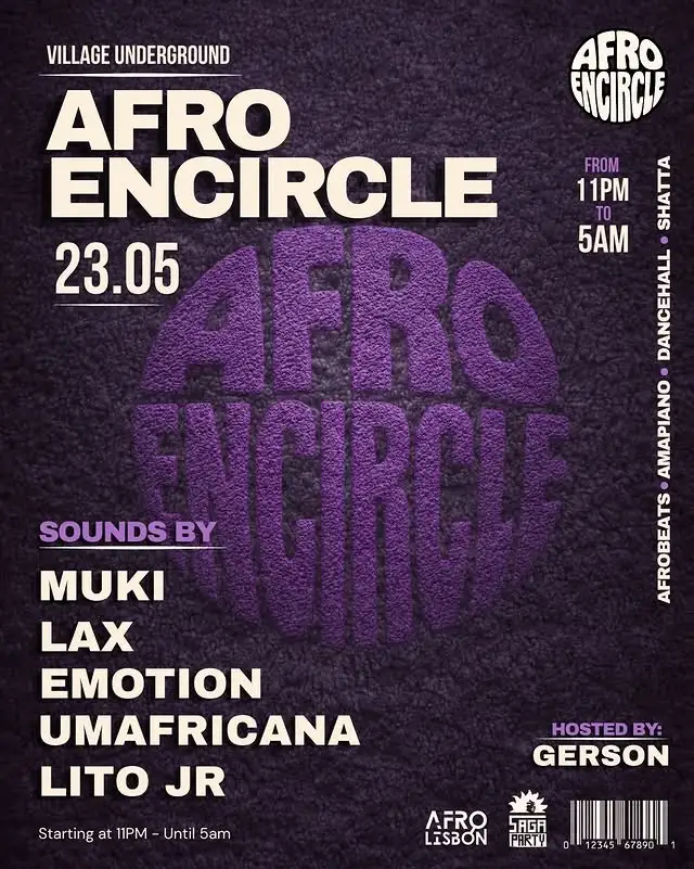 Afro Encircle flyer