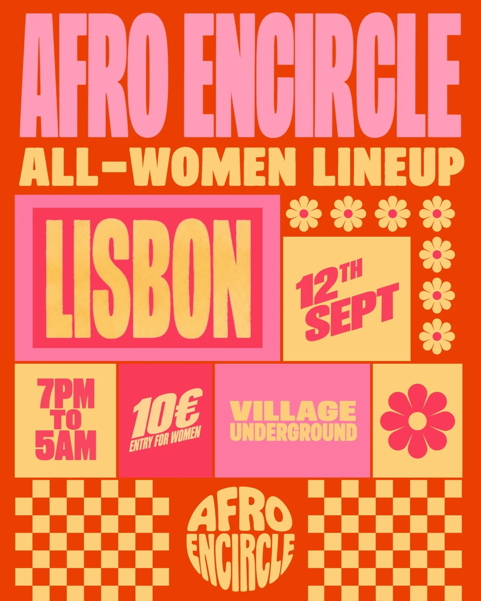 Afro Encircle flyer